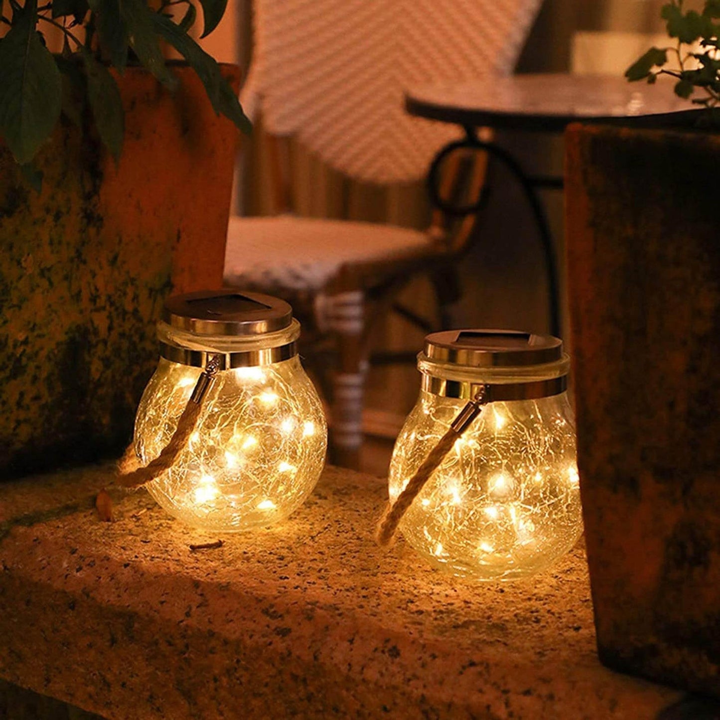 LumiSoleil - Solar-powered Glass Lighting