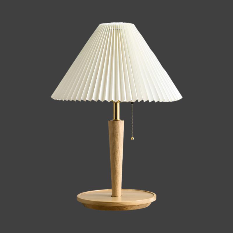 Pleatwood - Vintage Wood Table Lamp
