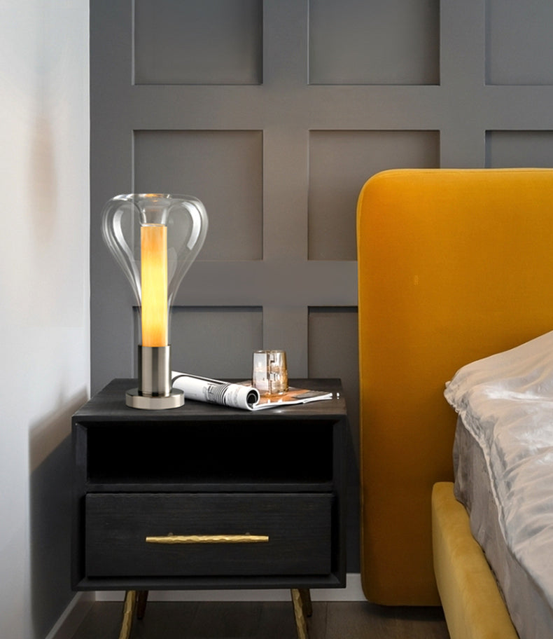 Lava Lamp - Artistic Table Lamp with Lava Stones