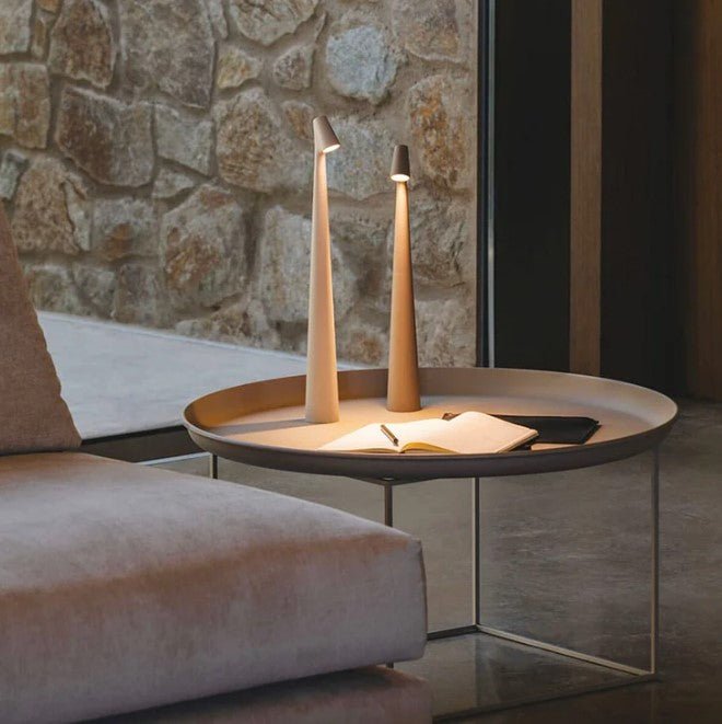 Nordic minimalistisches Design Stimmungsbeleuchtung | Kabellos | LED | Leselampe | Dinnerlampe