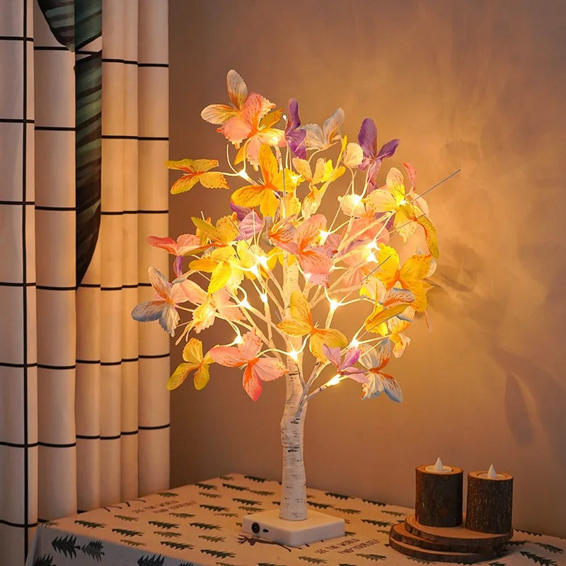Artificial Bonsai Tree with Lights