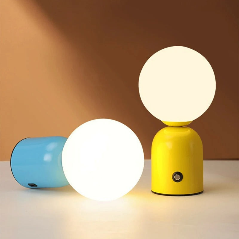 Tischlampe LED Typ-C Wiederaufladbare Nachttischlampe - Für Schlafzimmer und Wohnzimmer