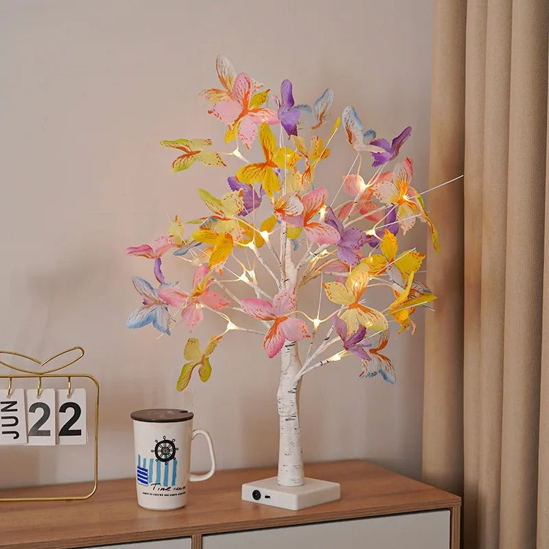 Artificial Bonsai Tree with Lights
