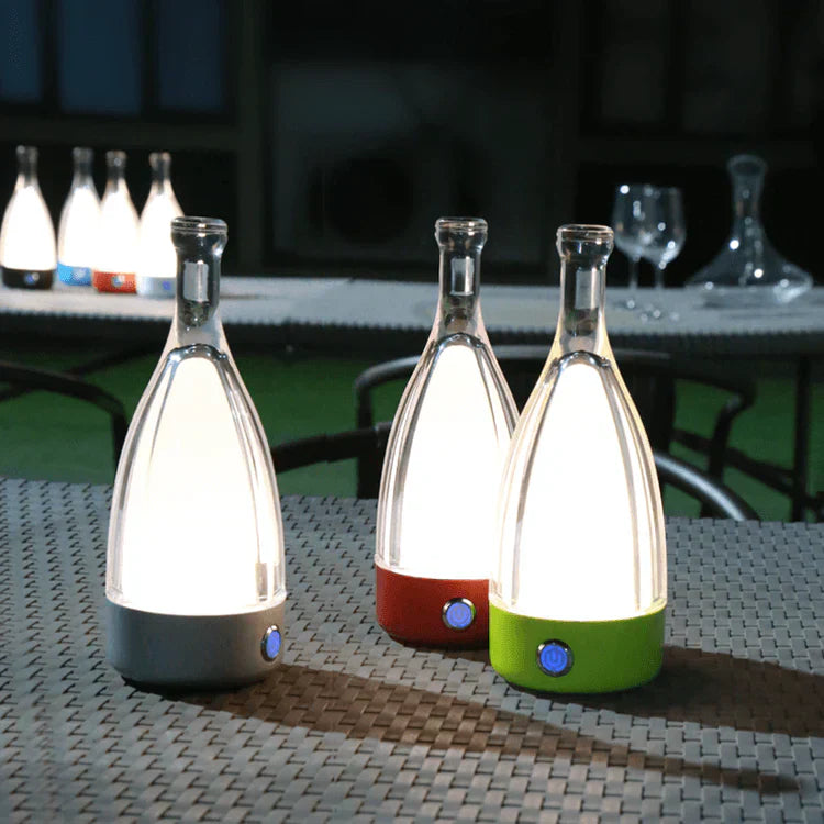 Bottlenight - Stilvolle, wiederaufladbare Lampe