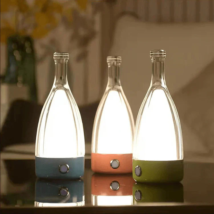 Bottlenight - Stilvolle, wiederaufladbare Lampe