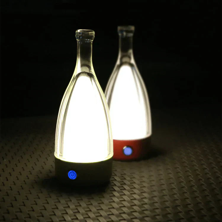 Bottlenight - Stilvolle, wiederaufladbare Lampe