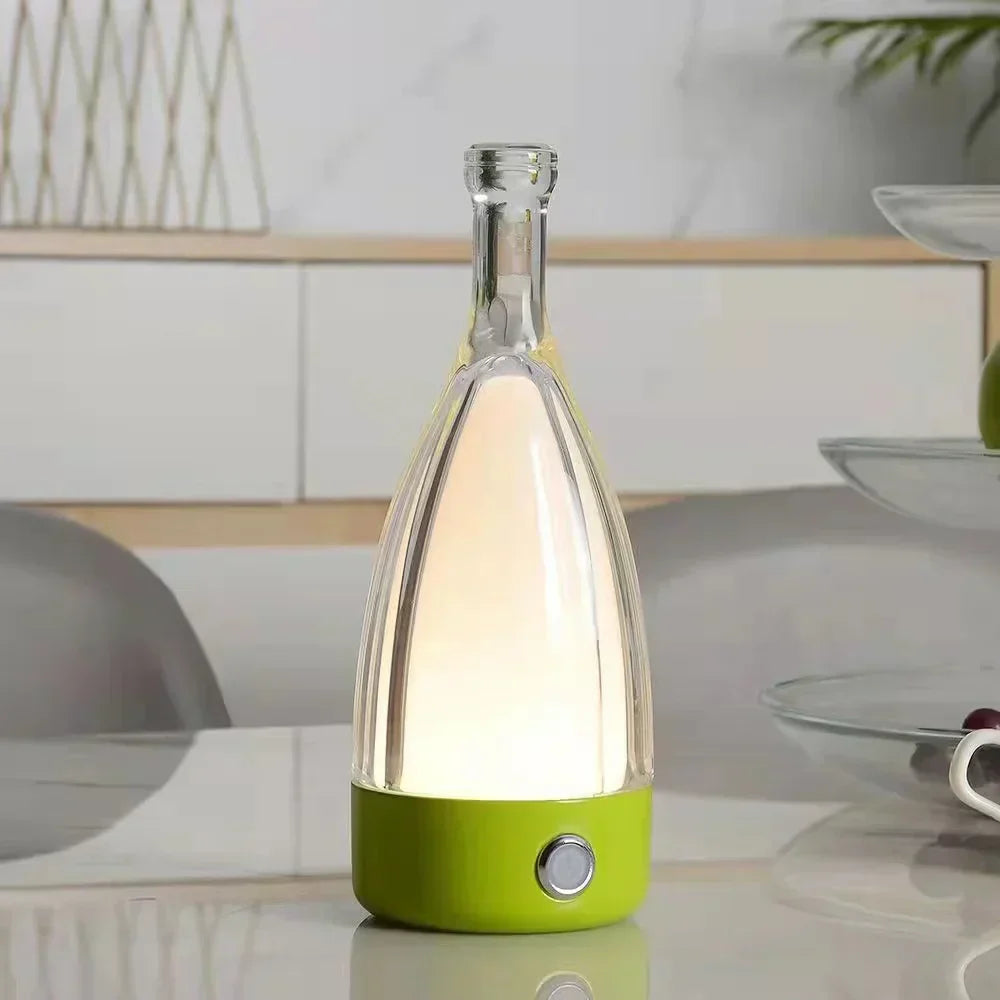 Bottlenight - Stilvolle, wiederaufladbare Lampe