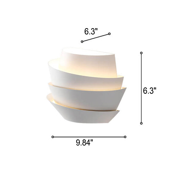 Luminique - Skandinavische Wandlampe mit Doppellichtquellen aus Eisen