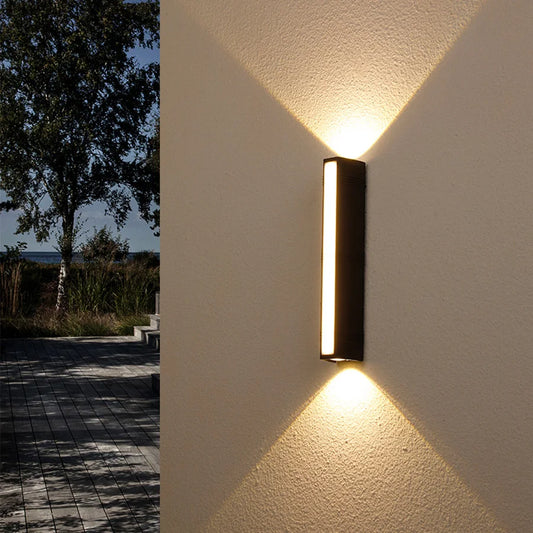 NachtStrahl NachtLampe - LED Wandbeleuchtung für den Außenbereich