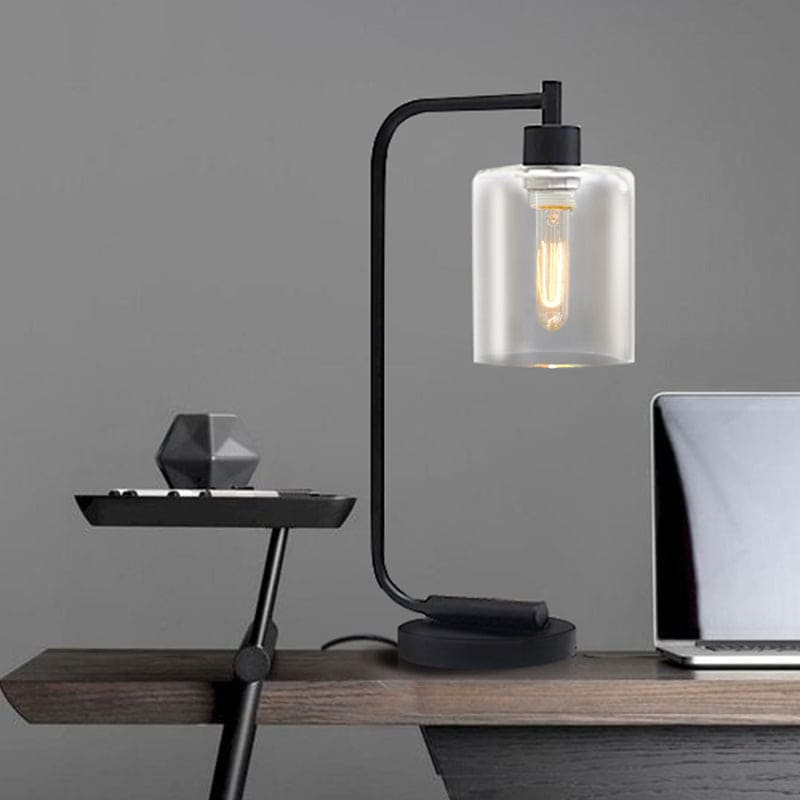 Ambiance - Stilvolle zylindrische Tischlampe für einen modernen Look