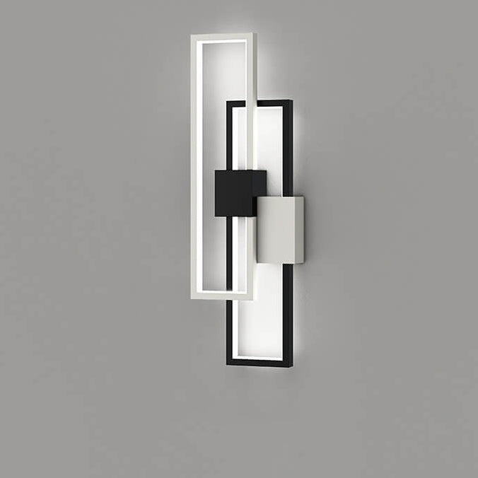 LumiSil - Minimalistische kreative quadratische Rahmen Eisen Silikon LED-Wandlampe