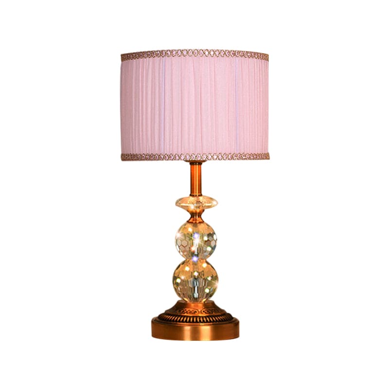 KristalGlow - Table lamp with conical shape and faceted crystal balls