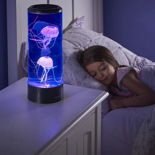 LED-Jellyfish Lava Lampe im Aquarium für Kinder und Erwachsene