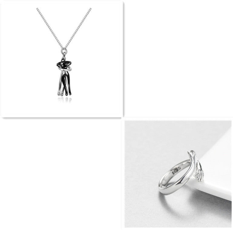 LoveHug Necklace – Unisex Halskette für Paare, Valentinstagsgeschenk