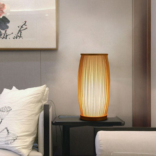 BambooGlow - Bambustischlampe Nachtlampe