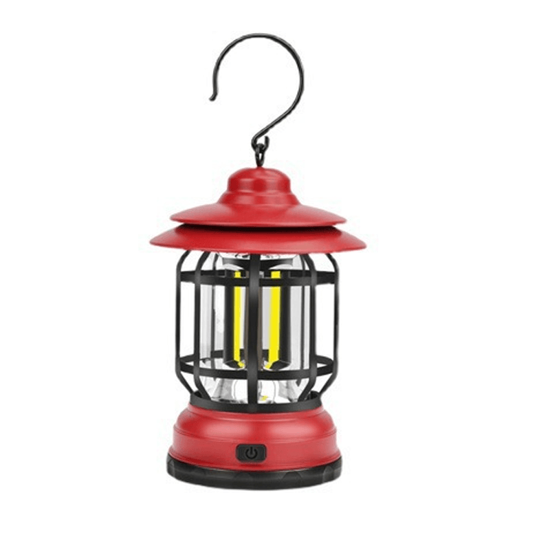 Vintage Vibes - Tragbare Retro Campinglampe für Abenteuerliche Abende