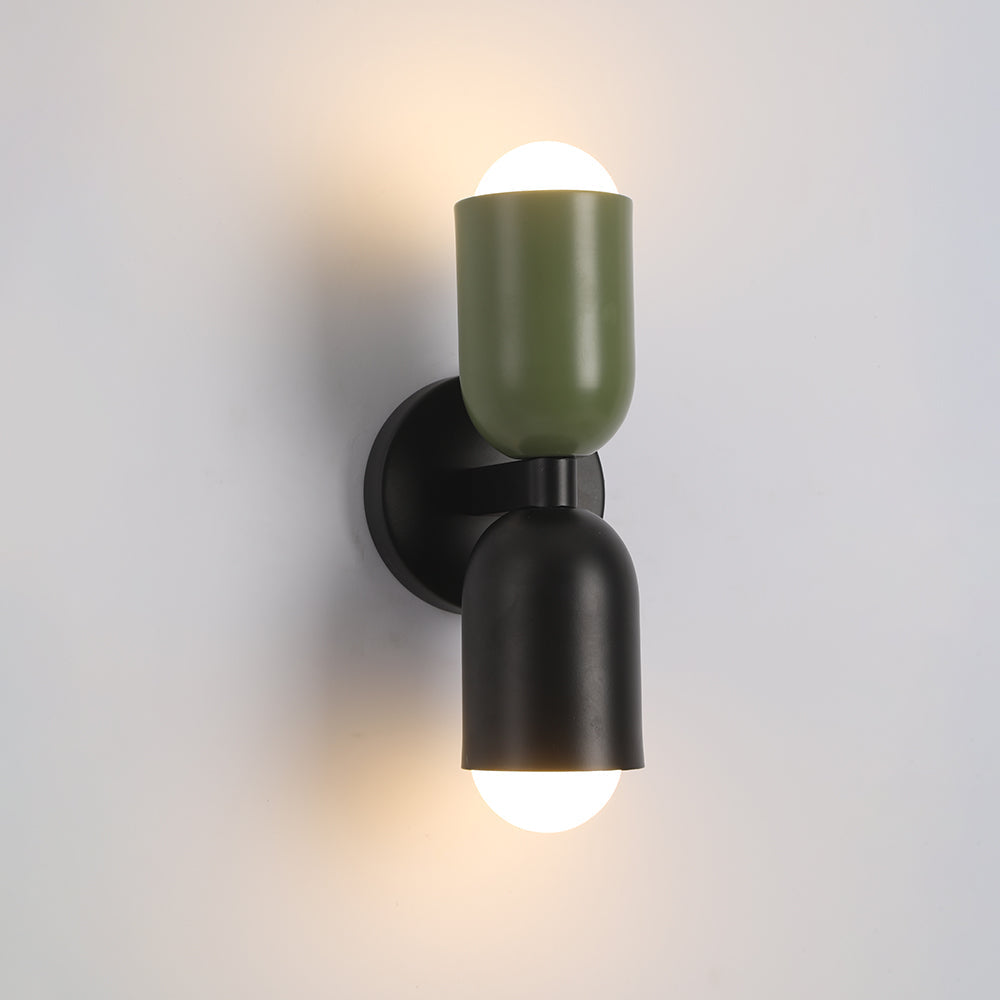 Morandi Design LED Wandleuchte Metall