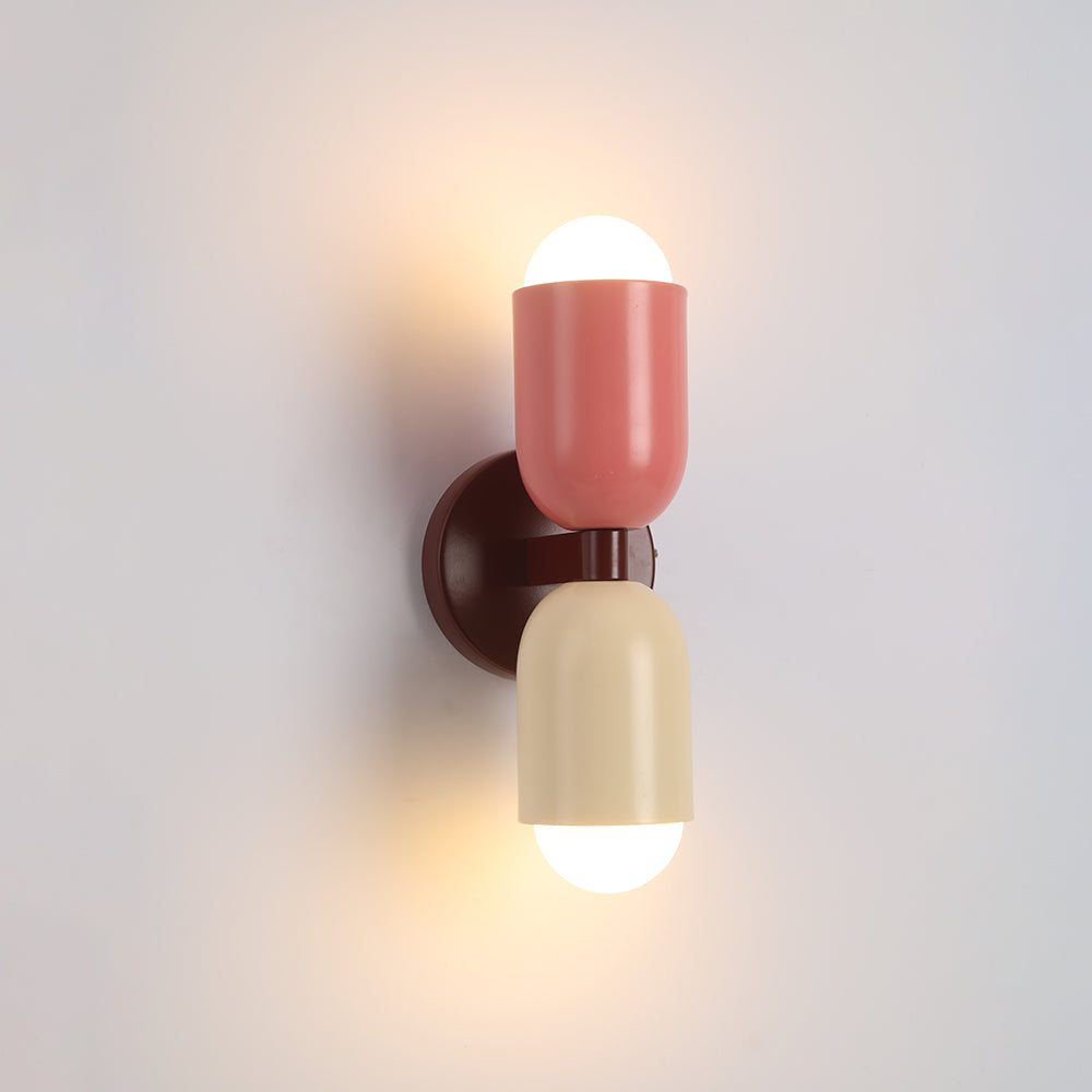 Morandi Design LED Wandleuchte Metall