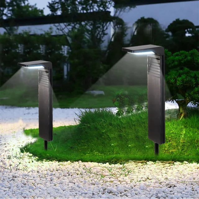 SunBlossom - Set von 2 Ausgezeichneten Solar-Gartenlampen