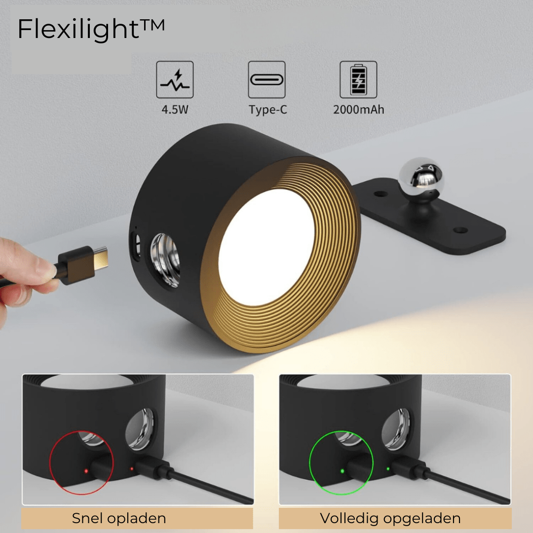 FlexiLamp - Drahtloses aufladbares 360° Wandlicht