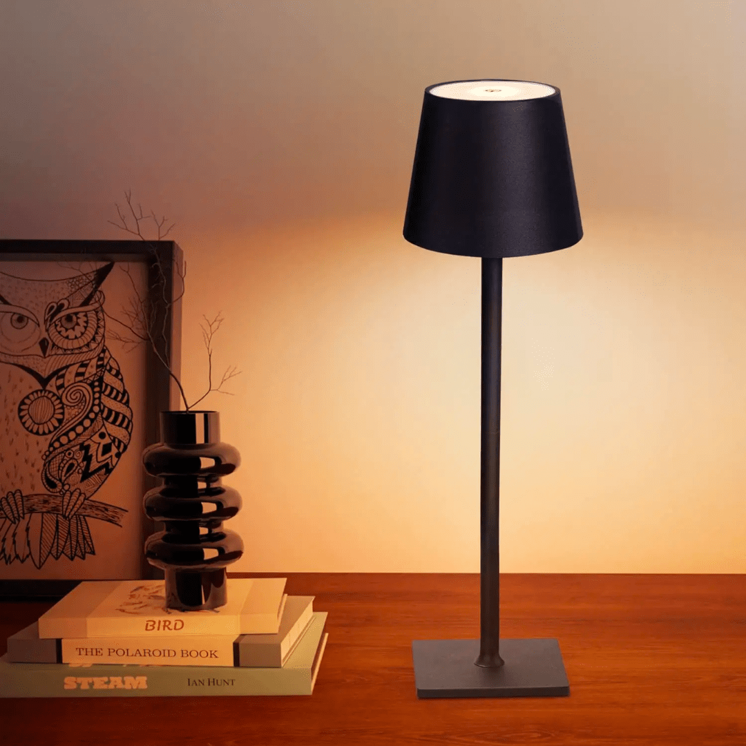LuxaGlow - Luxuriöse kabellose Tischlampe