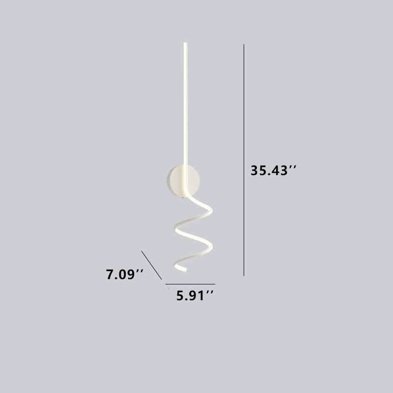 LumiArc - Minimalistische kreative Bögen Linien 1-Licht LED-Wandleuchte