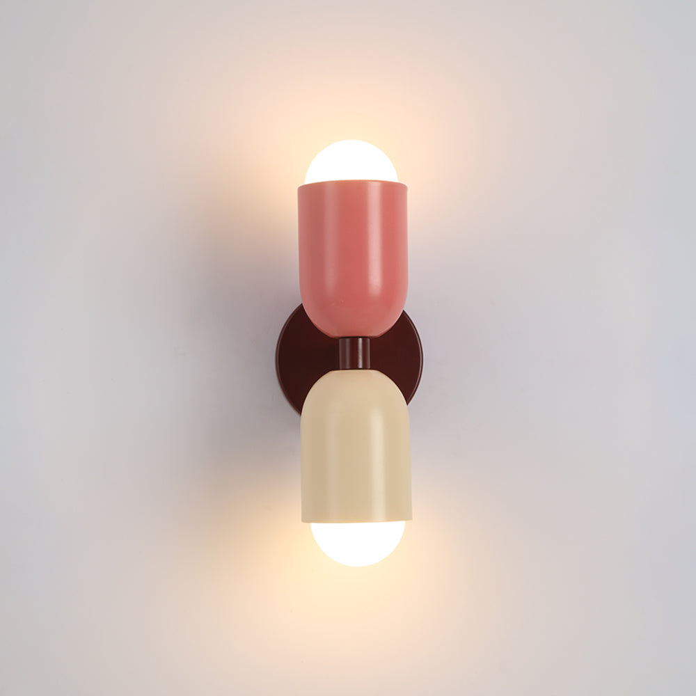 Morandi Design LED Wandleuchte Metall