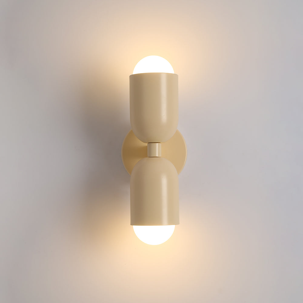 Morandi Design LED Wandleuchte Metall