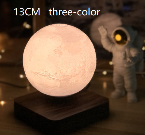 GravitaLux® – Schwebende Mondlampe mit Magnetischer Levitation und 3D-Druck