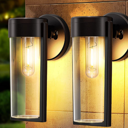 SolarLuma – Solar LED-Wandleuchte mit Glühfaden-Optik, Wasserdicht für Garten & Außenbereich (IP65)