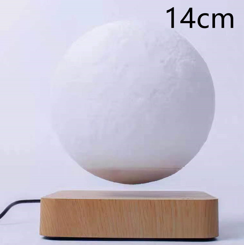 GravitaLux® – Schwebende Mondlampe mit Magnetischer Levitation und 3D-Druck
