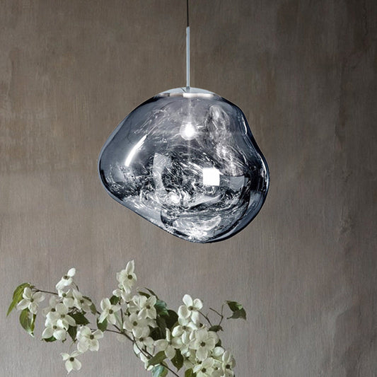 RadiantElegance – Modern Ceiling Lamp made of Glass for the Kitchen
