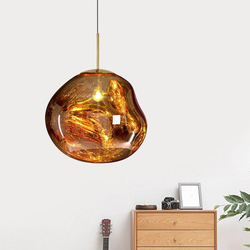 RadiantElegance – Modern Ceiling Lamp made of Glass for the Kitchen