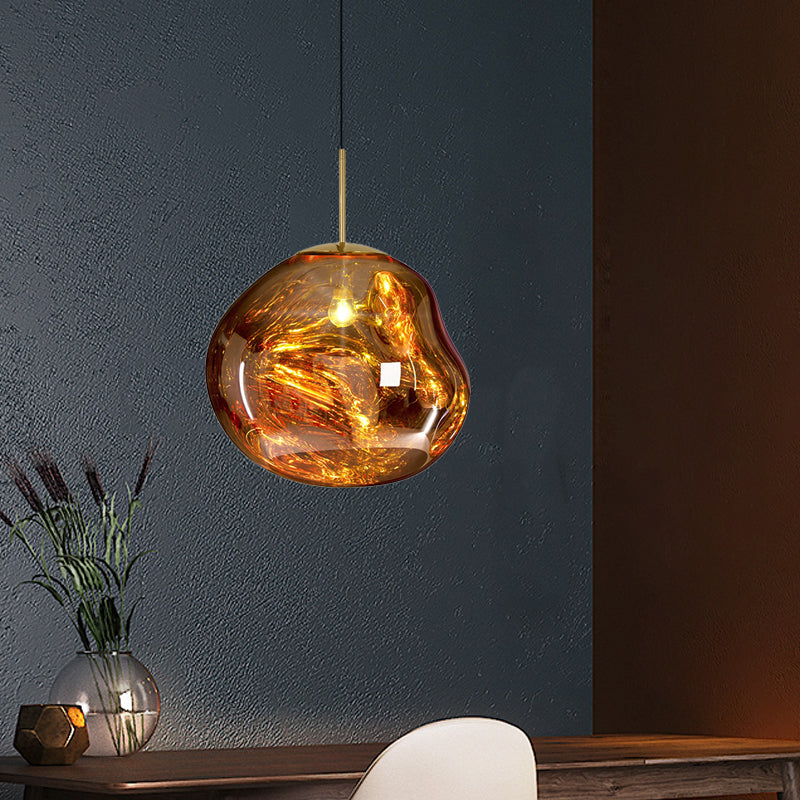 RadiantElegance – Modern Ceiling Lamp made of Glass for the Kitchen