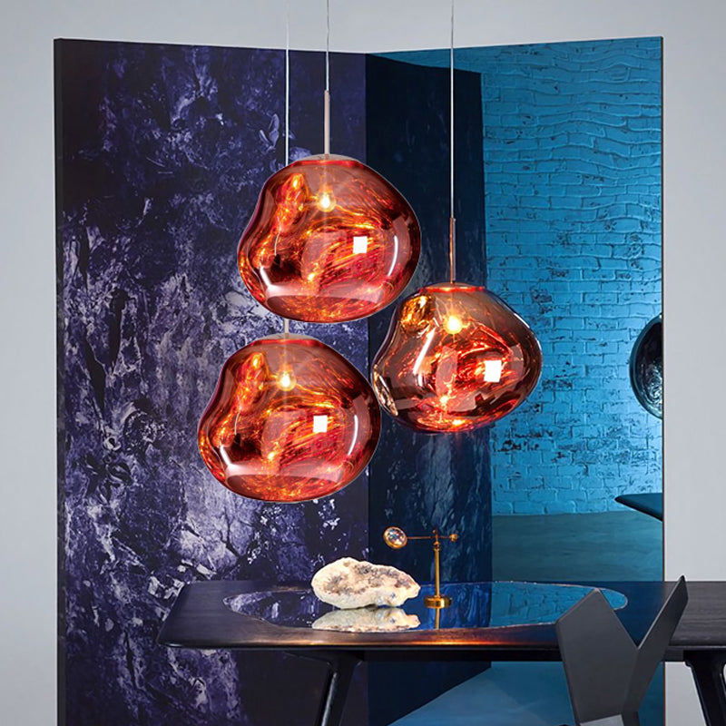 RadiantElegance – Modern Ceiling Lamp made of Glass for the Kitchen