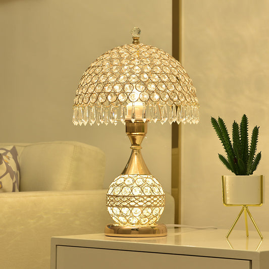 Kristall Tischlampe Schlafzimmer Nachttischlampe