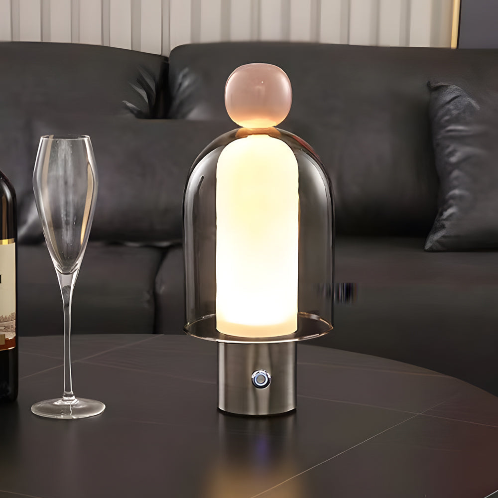 Easy Peasy - Klare Glaskabellampe mit LED Stufenloser Dimmfunktion