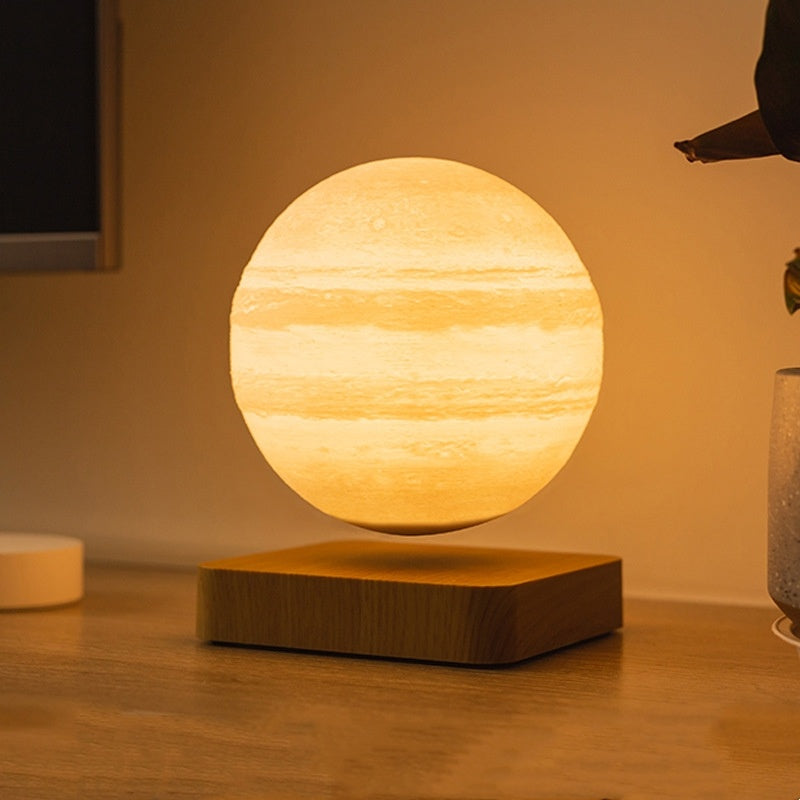 GravitaLux® – Schwebende Mondlampe mit Magnetischer Levitation und 3D-Druck