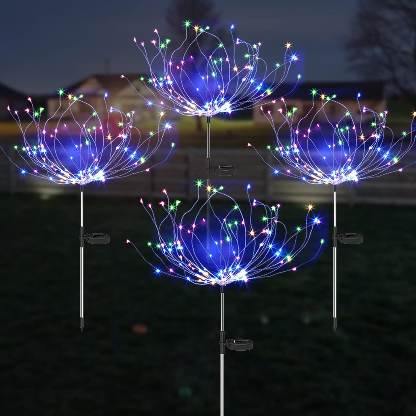 Soleil – Solar lights in fireworks design for magical garden evenings