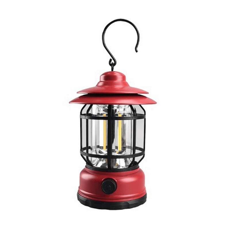 Vintage Vibes - Tragbare Retro Campinglampe für Abenteuerliche Abende