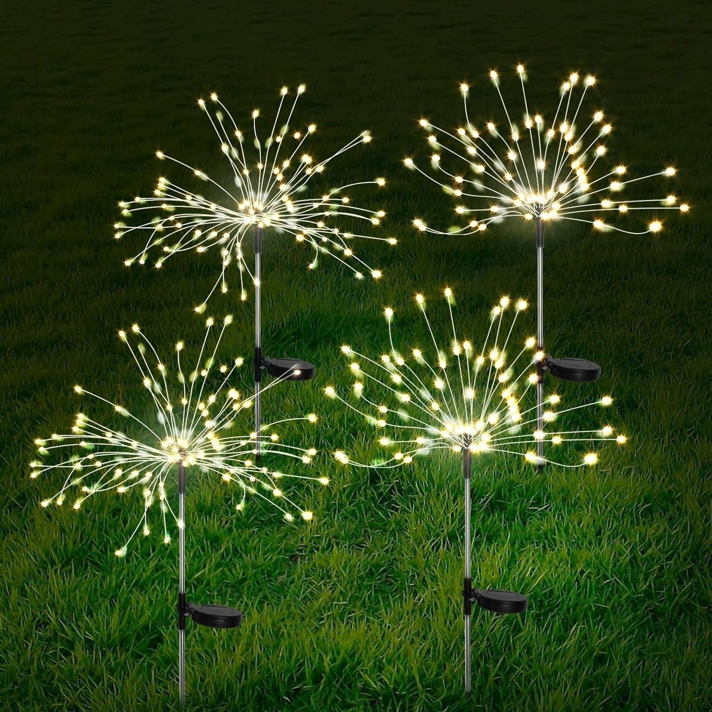 Soleil – Solar lights in fireworks design for magical garden evenings