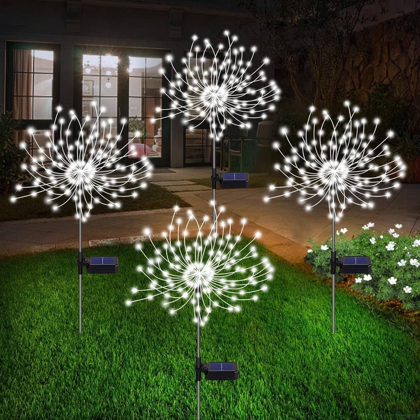 Soleil – Solar lights in fireworks design for magical garden evenings