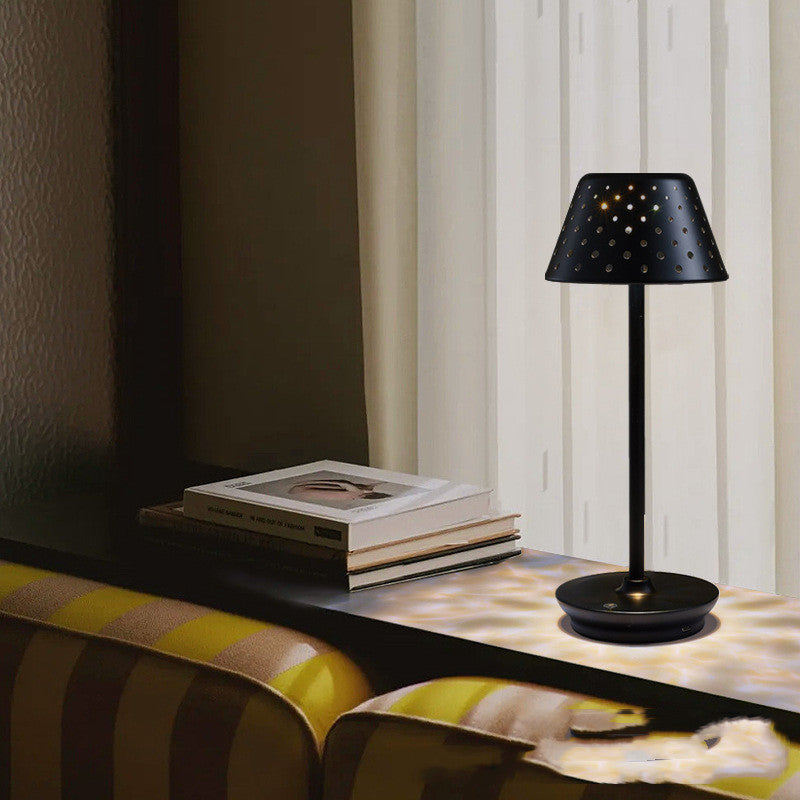 Voltique – Vintage LED Tischleuchte, USB-Aufladbar