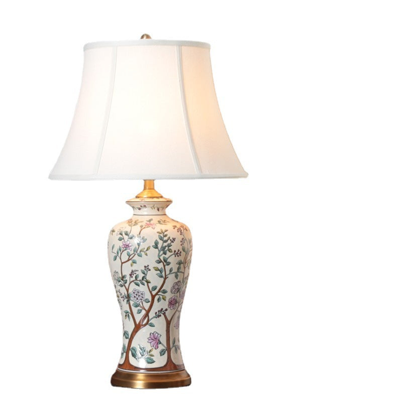 MingLicht - Chinesische Keramik Tischlampe