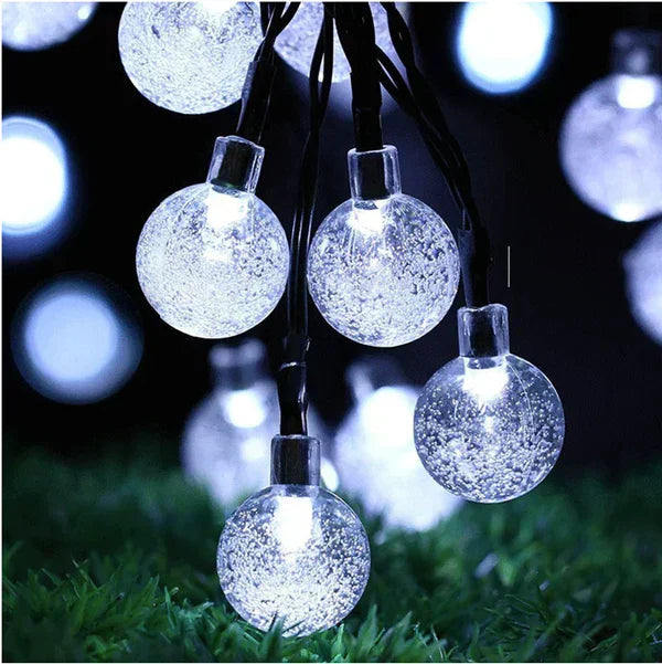 Twirly – Waterproof Outdoor String Lights with Solar Power
