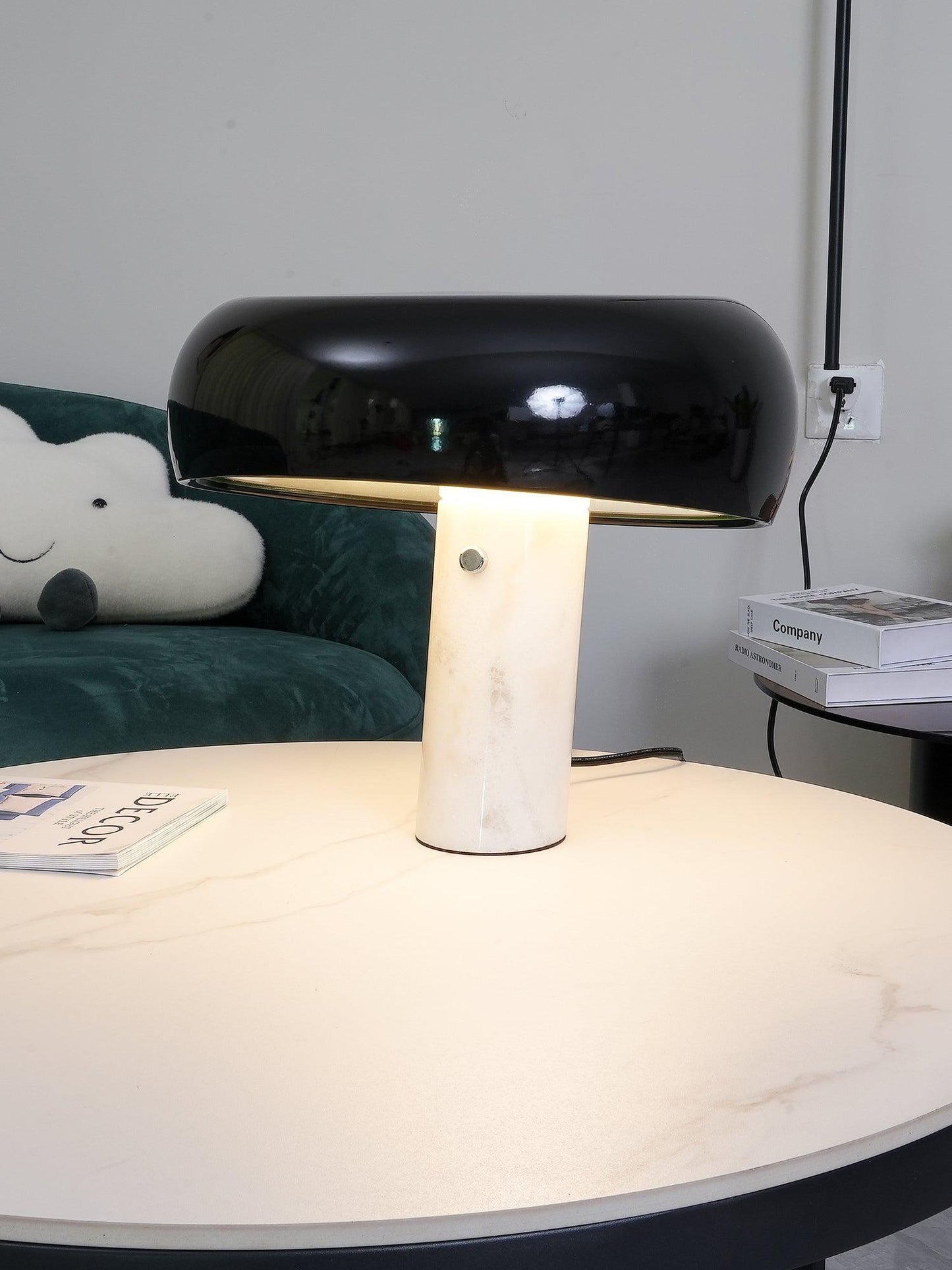 StoneGlow - Decorative Marble Table Lamp, where elegance and warmth meet