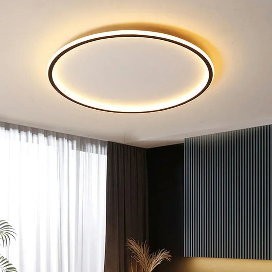 HaloNord – Round LED ceiling light in Nordic design for modern living