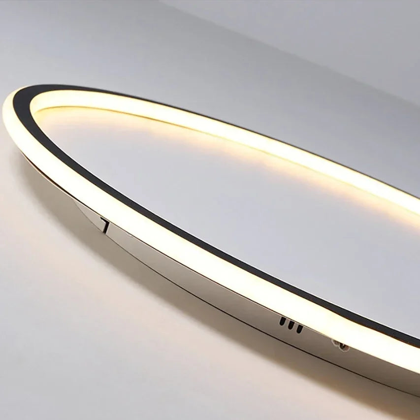 HaloNord – Round LED ceiling light in Nordic design for modern living
