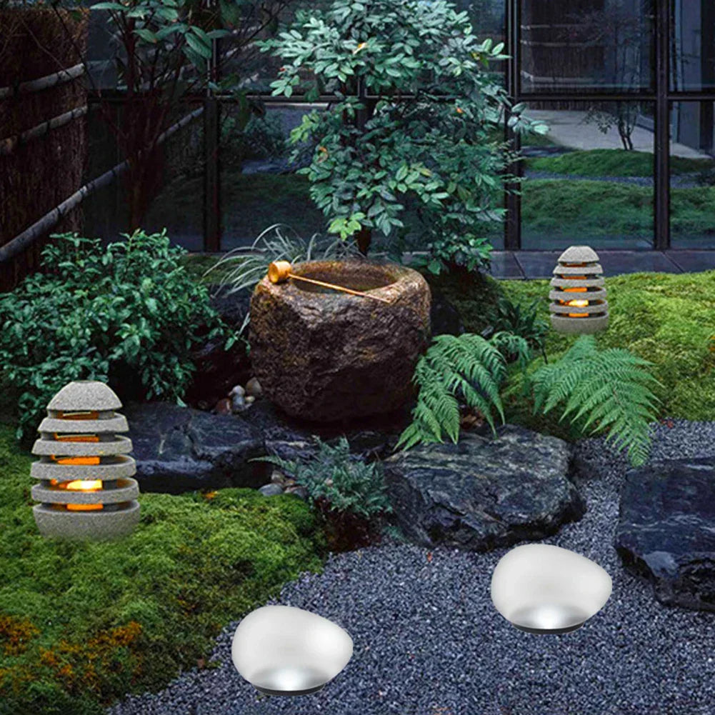 RadiantStone - Solarbetriebene Kieselsteinlampe