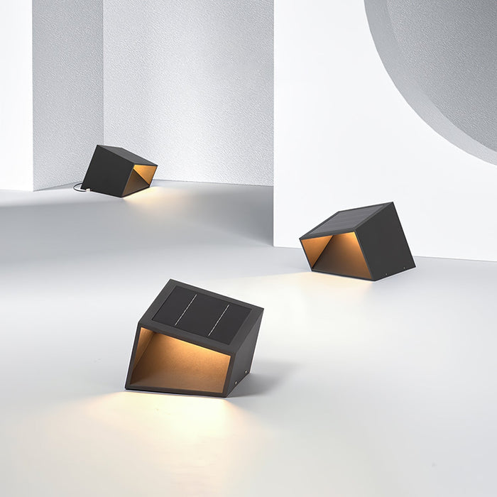 Beleuchtung im Garten - Stilvolle Cube Solar-Lampe